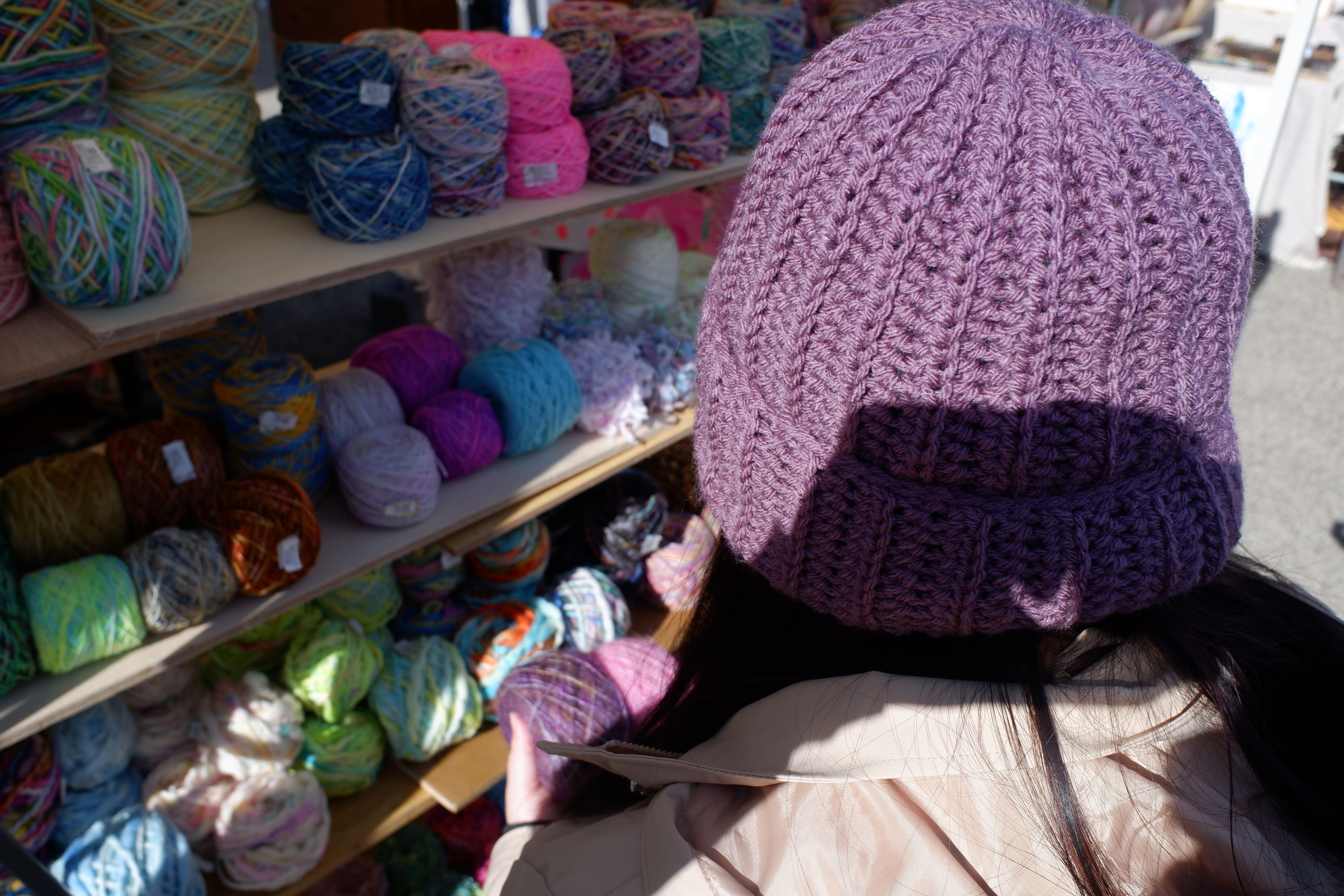 Me with yarn